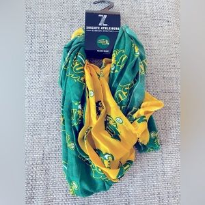 North Dakota State Bison Split Logo Oblong Scarf Zoozatz official product yellow